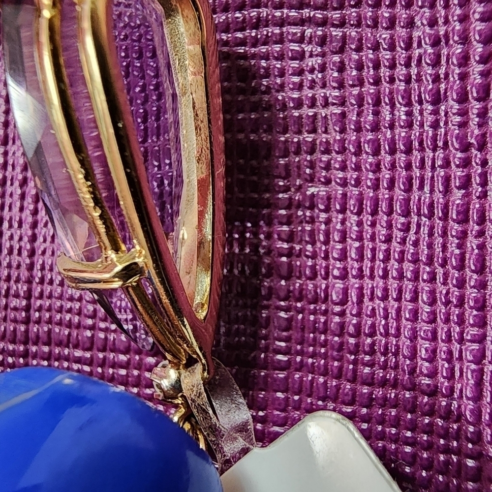 Elegant Purple Teardrop Pendant - Picture 10 of 12